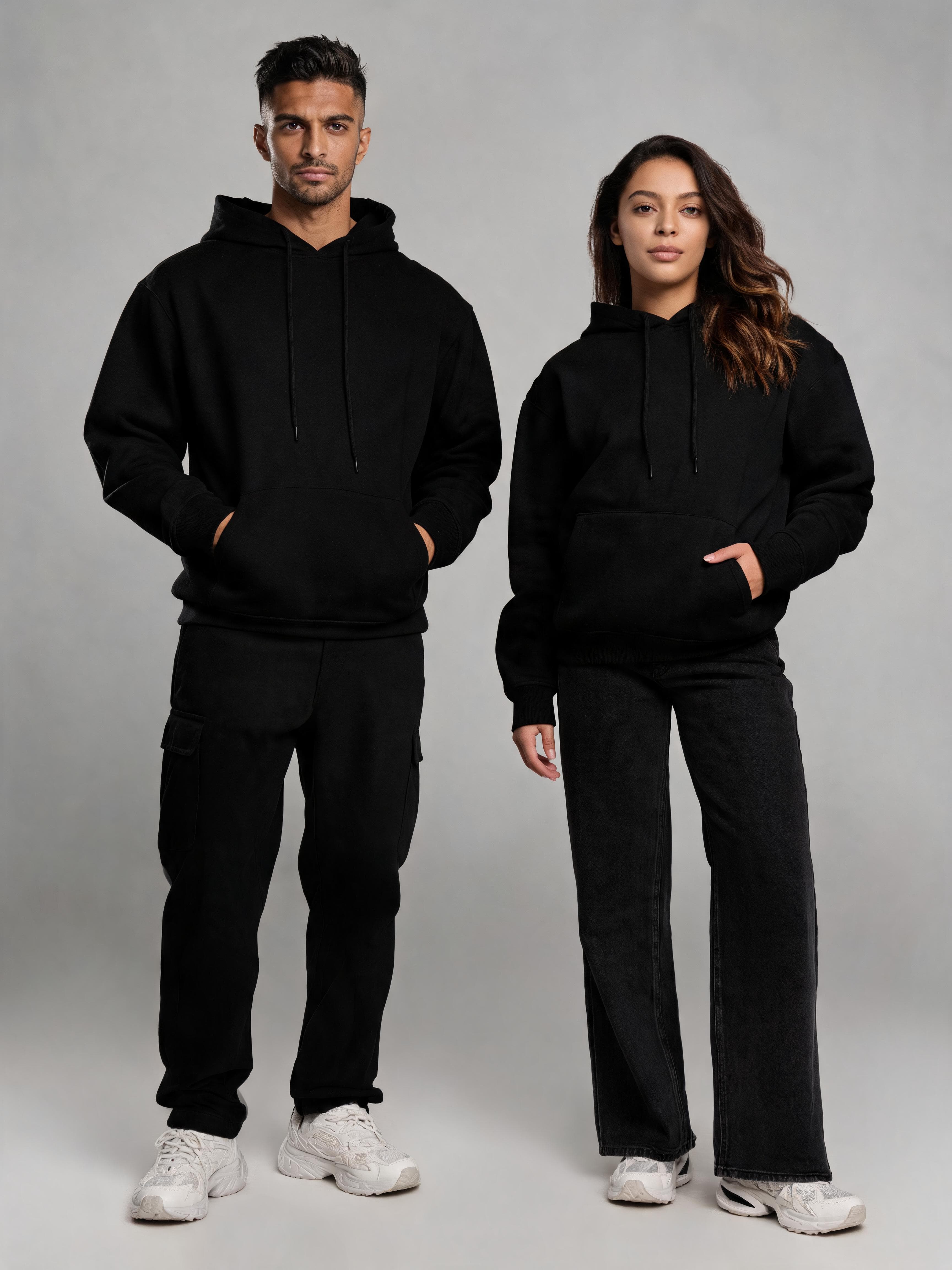 Cotton Blended Fleece Hoodie — 360 GSM view 1